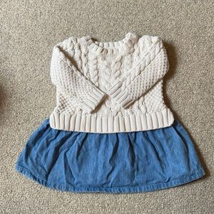 Baby Gap Sweater Dress 12-18 months.